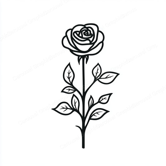 Rose Vector Graphic preview