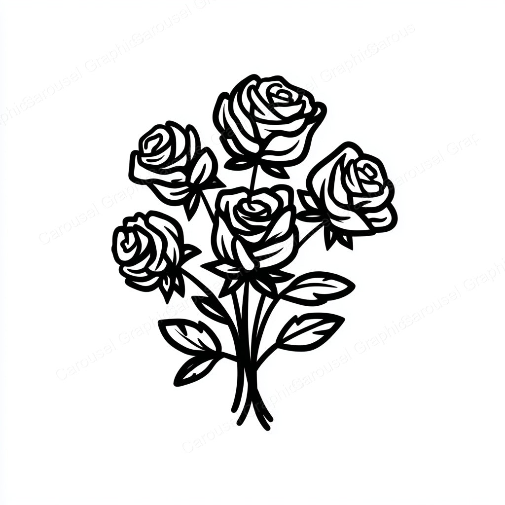 Rose Vector Graphic preview
