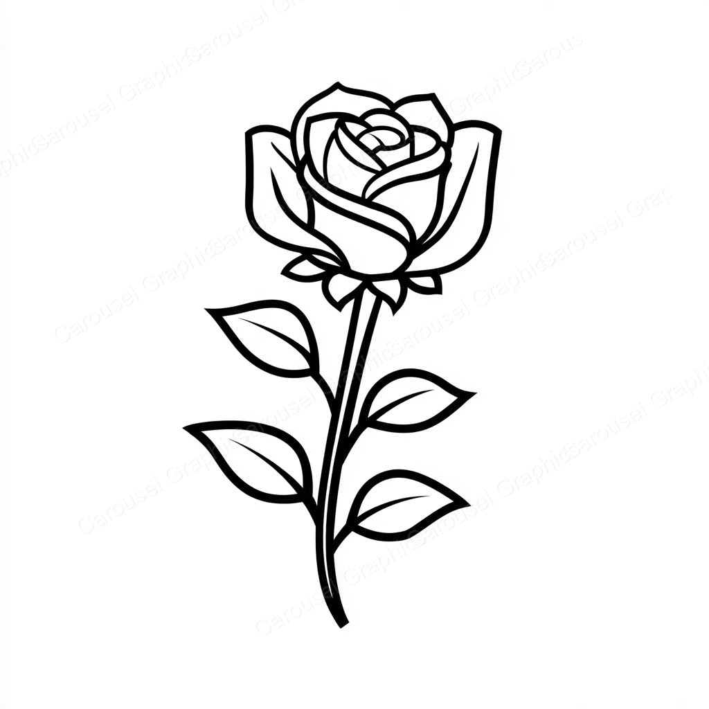 Rose Vector Graphic preview