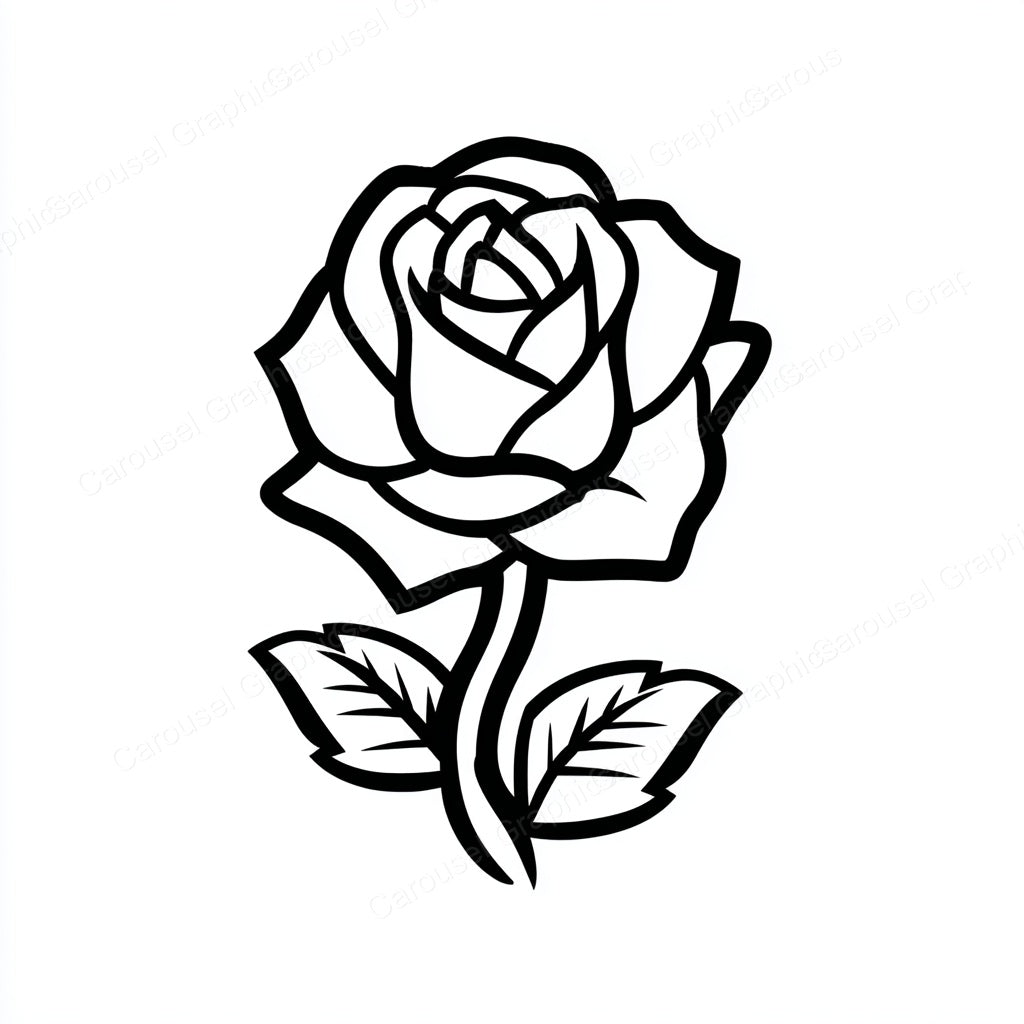 Rose Vector Graphic preview