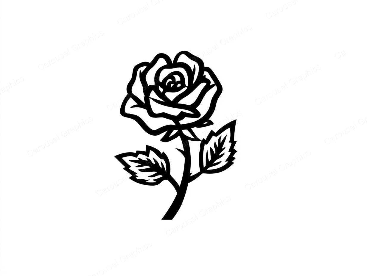 Rose Vector Graphic preview