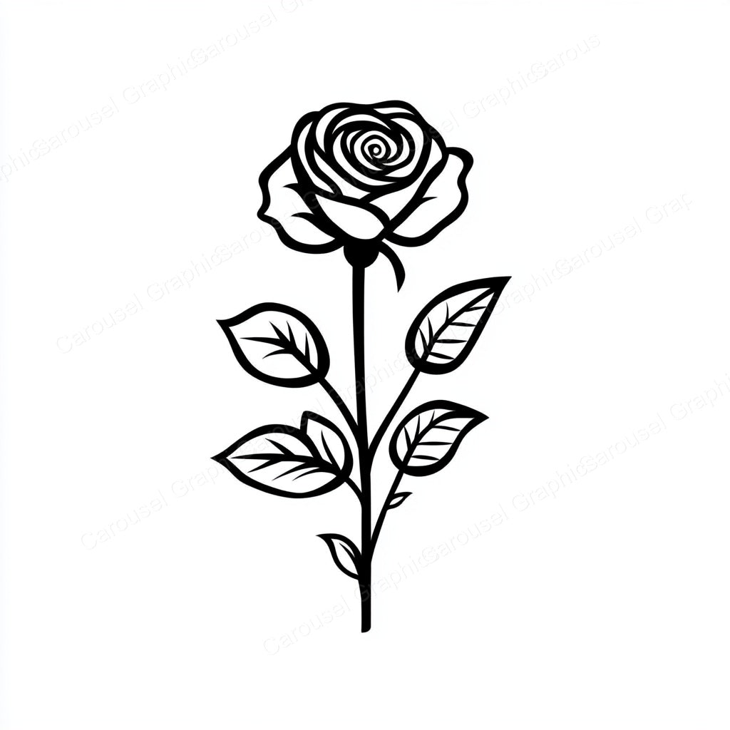 Rose Vector Graphic preview