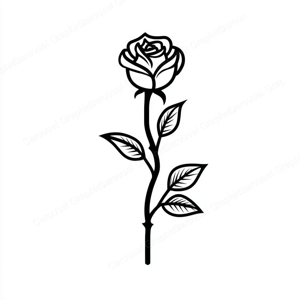 Rose Vector Graphic preview