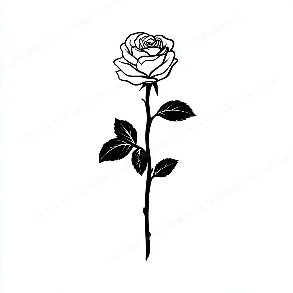 Rose Vector Graphic preview