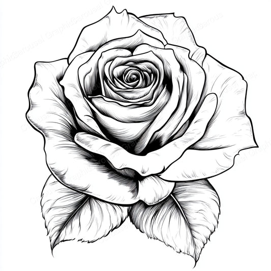 Rose Vector Graphic preview
