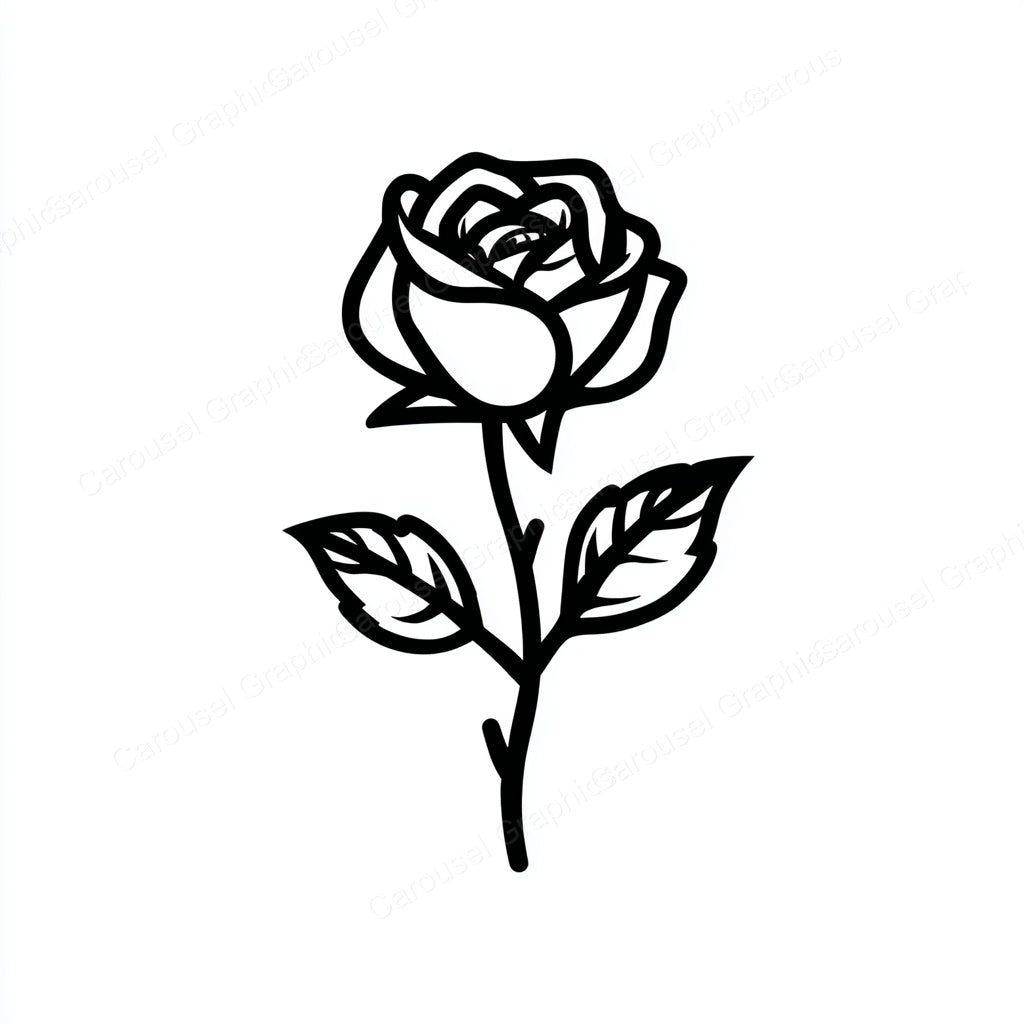 Rose Vector Graphic preview