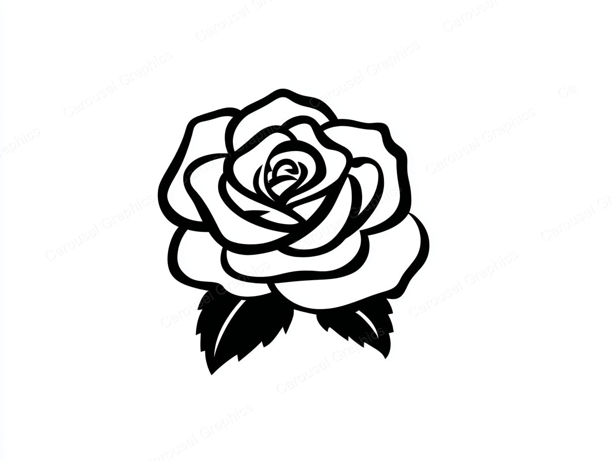 Rose Vector Graphic preview