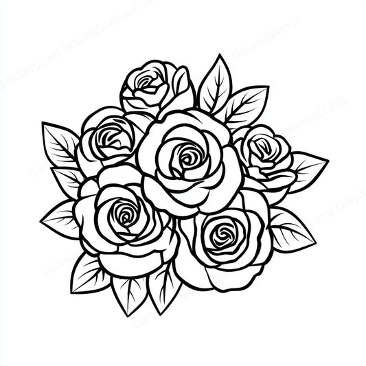 Rose Vector Graphic preview