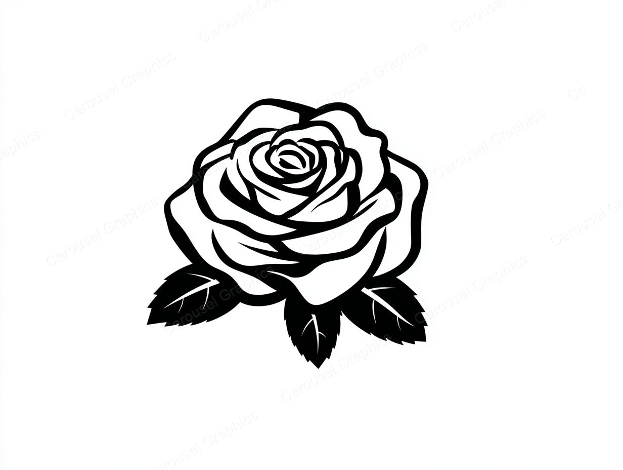Rose Vector Graphic preview