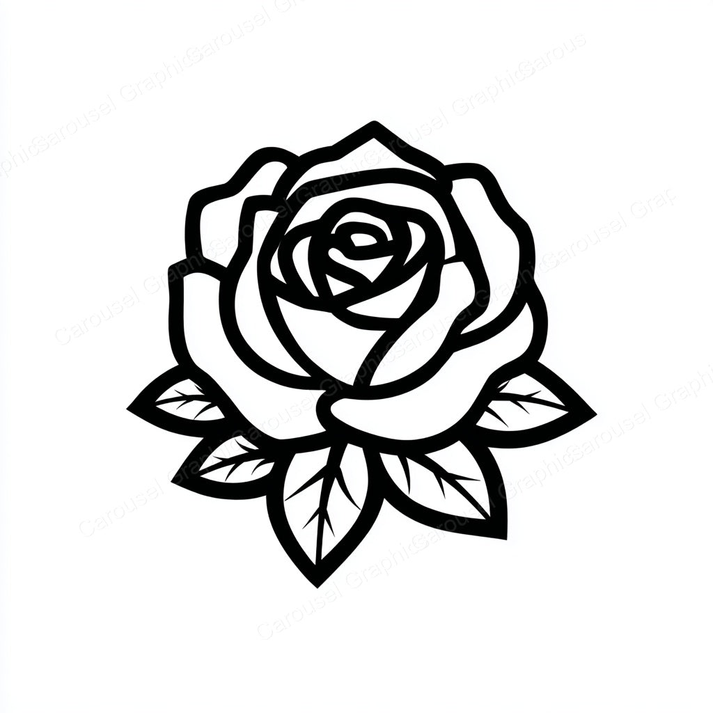 Rose Vector Graphic preview