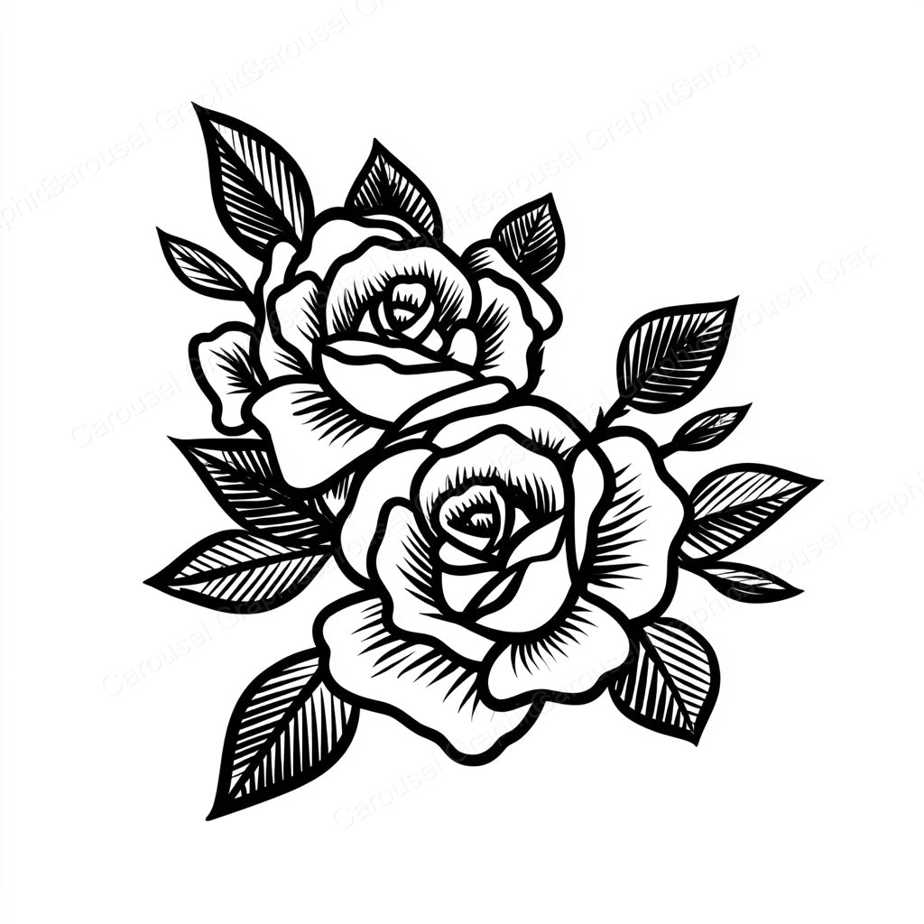 Rose Vector Graphic preview