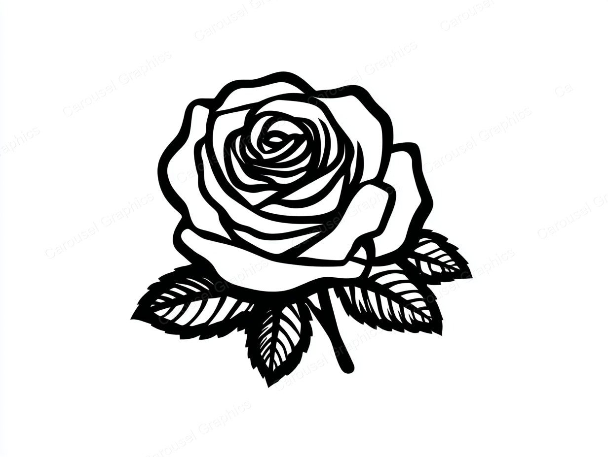 Rose Vector Graphic preview