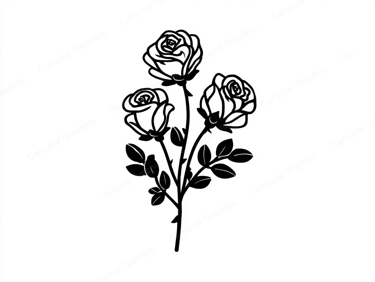 Rose Vector Graphic preview