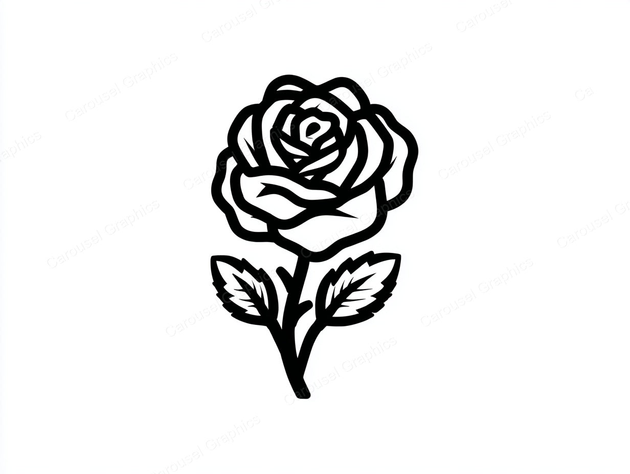 Rose Vector Graphic preview