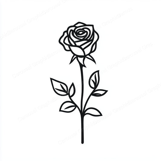 Rose Vector Graphic preview