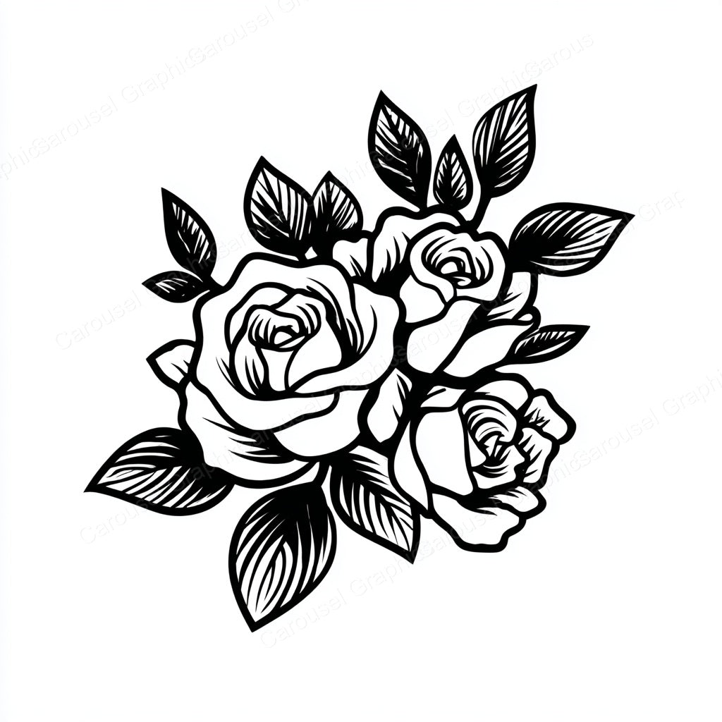 Rose Vector Graphic preview