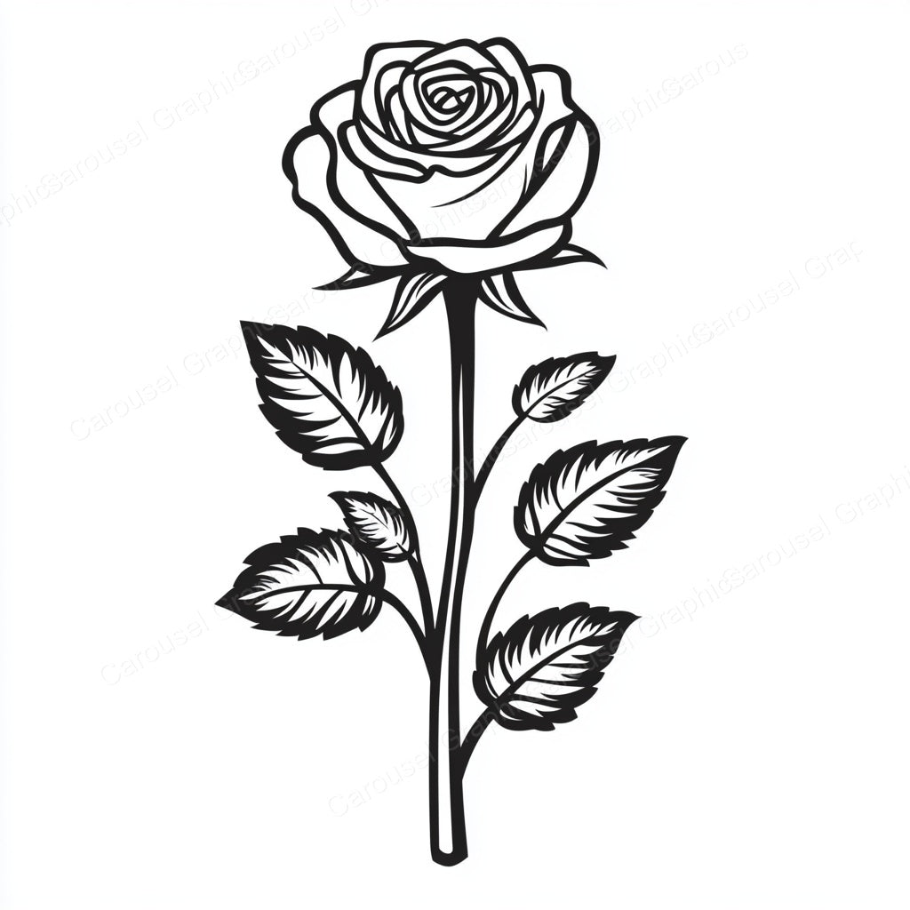 Rose Vector Graphic preview