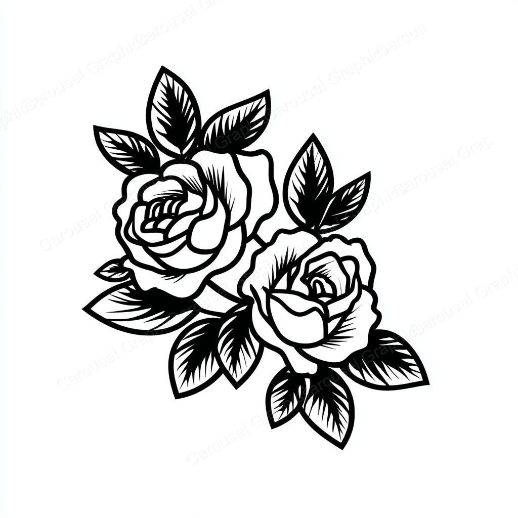 Rose Vector Graphic preview