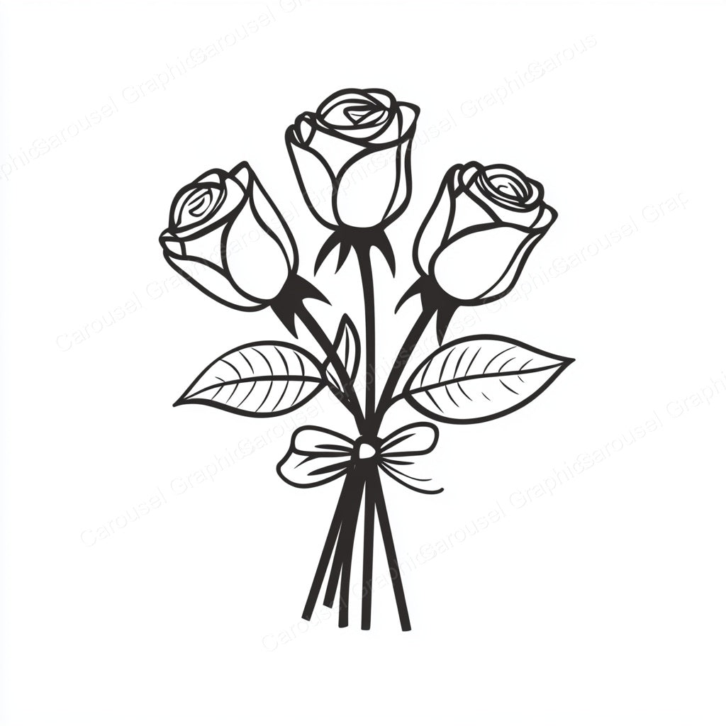 Rose Vector Graphic preview