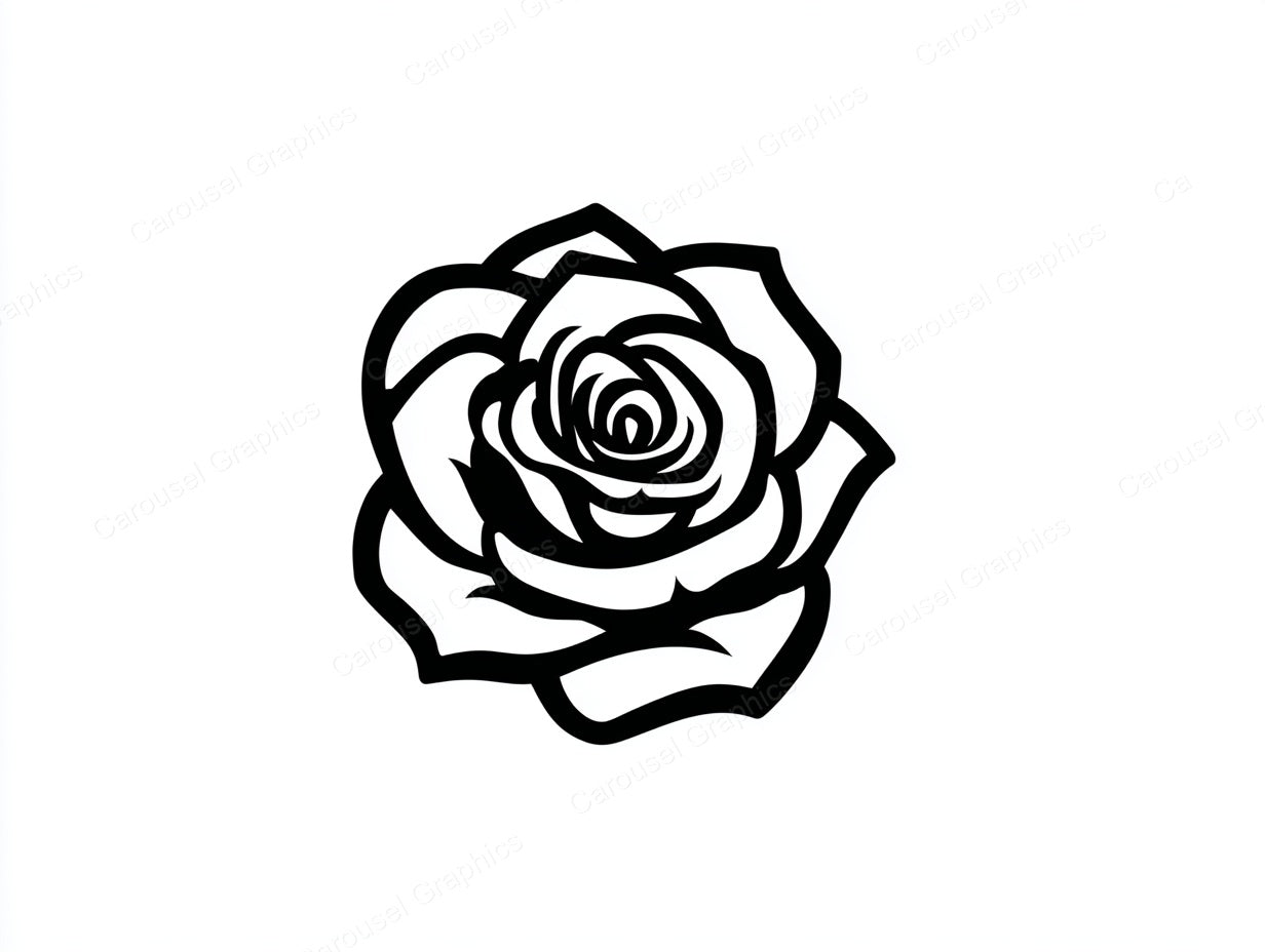 Rose Vector Graphic preview