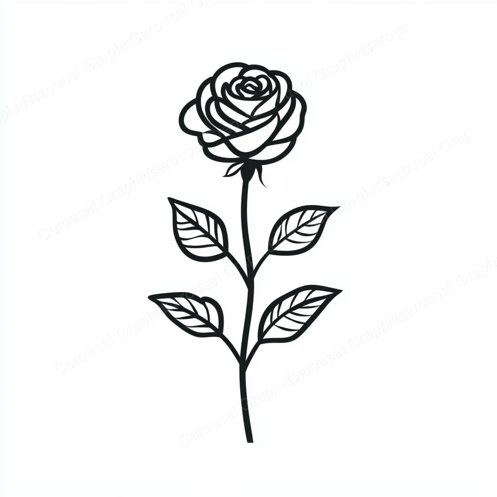 Rose Vector Graphic preview