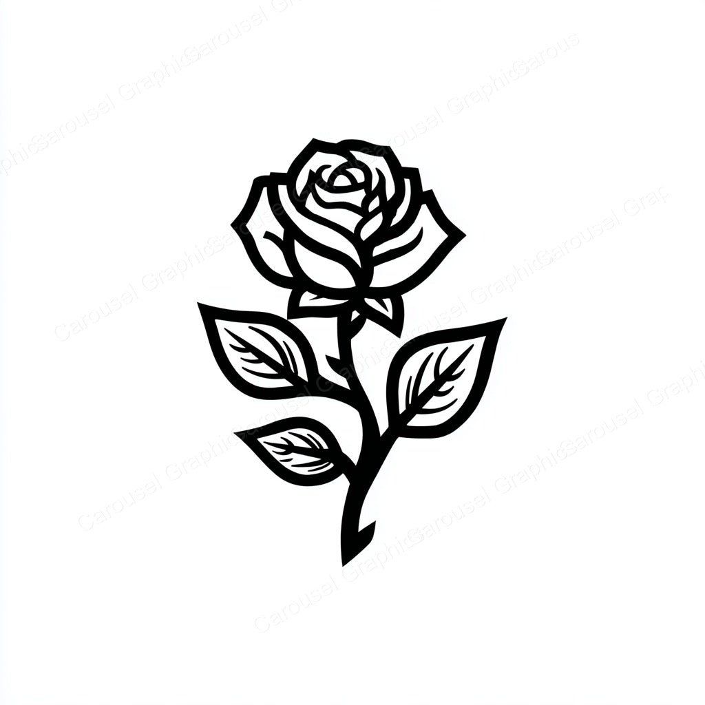 Rose Vector Graphic preview