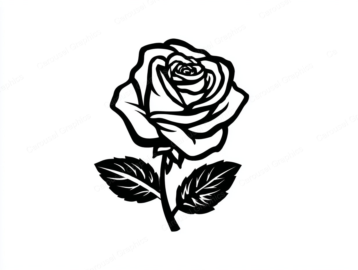 Rose Vector Graphic preview