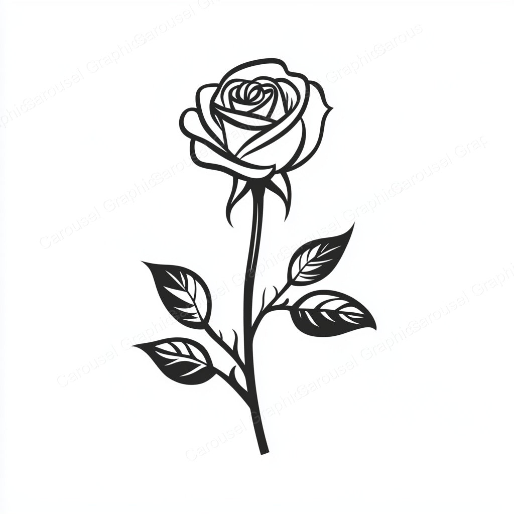 Rose Vector Graphic preview