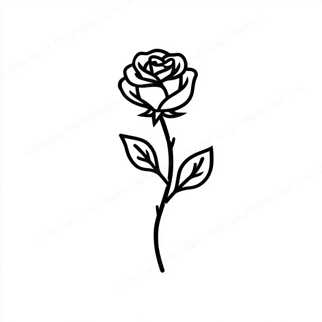 Rose Vector Graphic preview