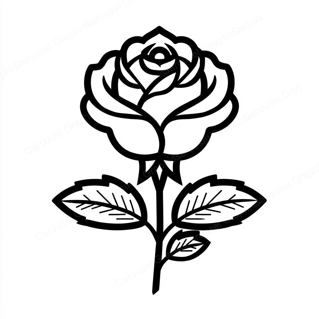Rose Vector Graphic preview