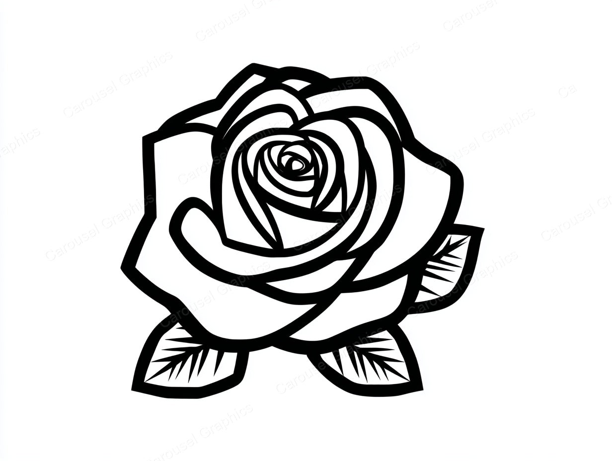 Rose Vector Graphic preview