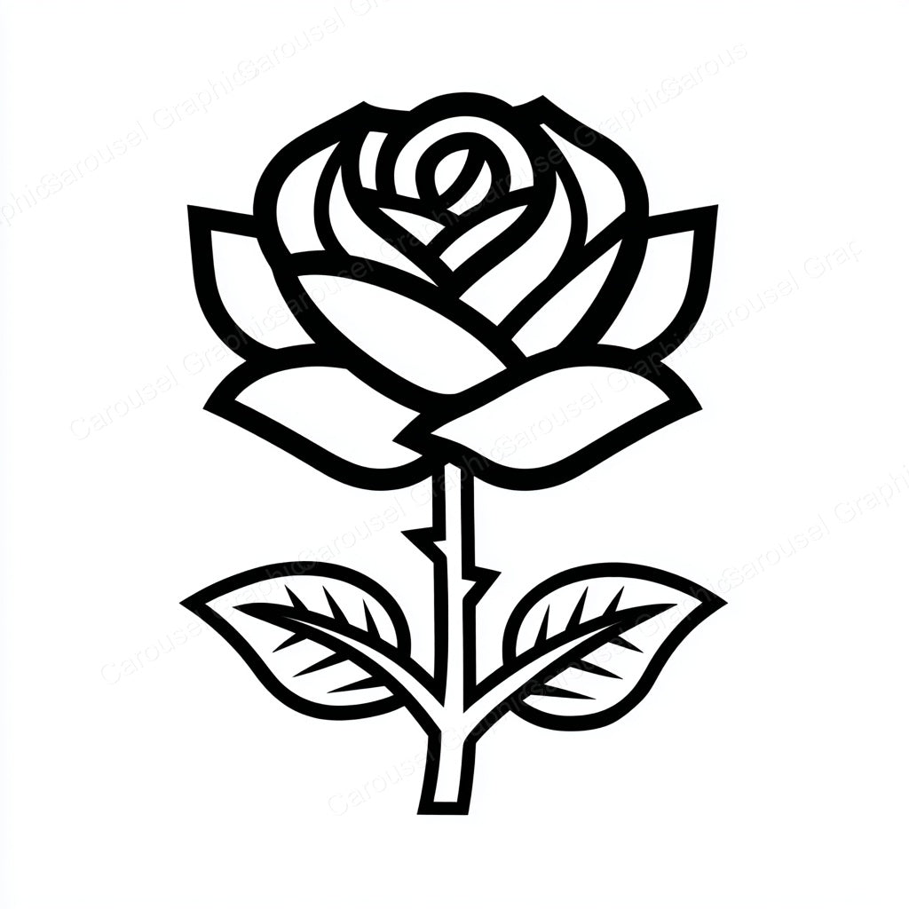 Rose Vector Graphic preview