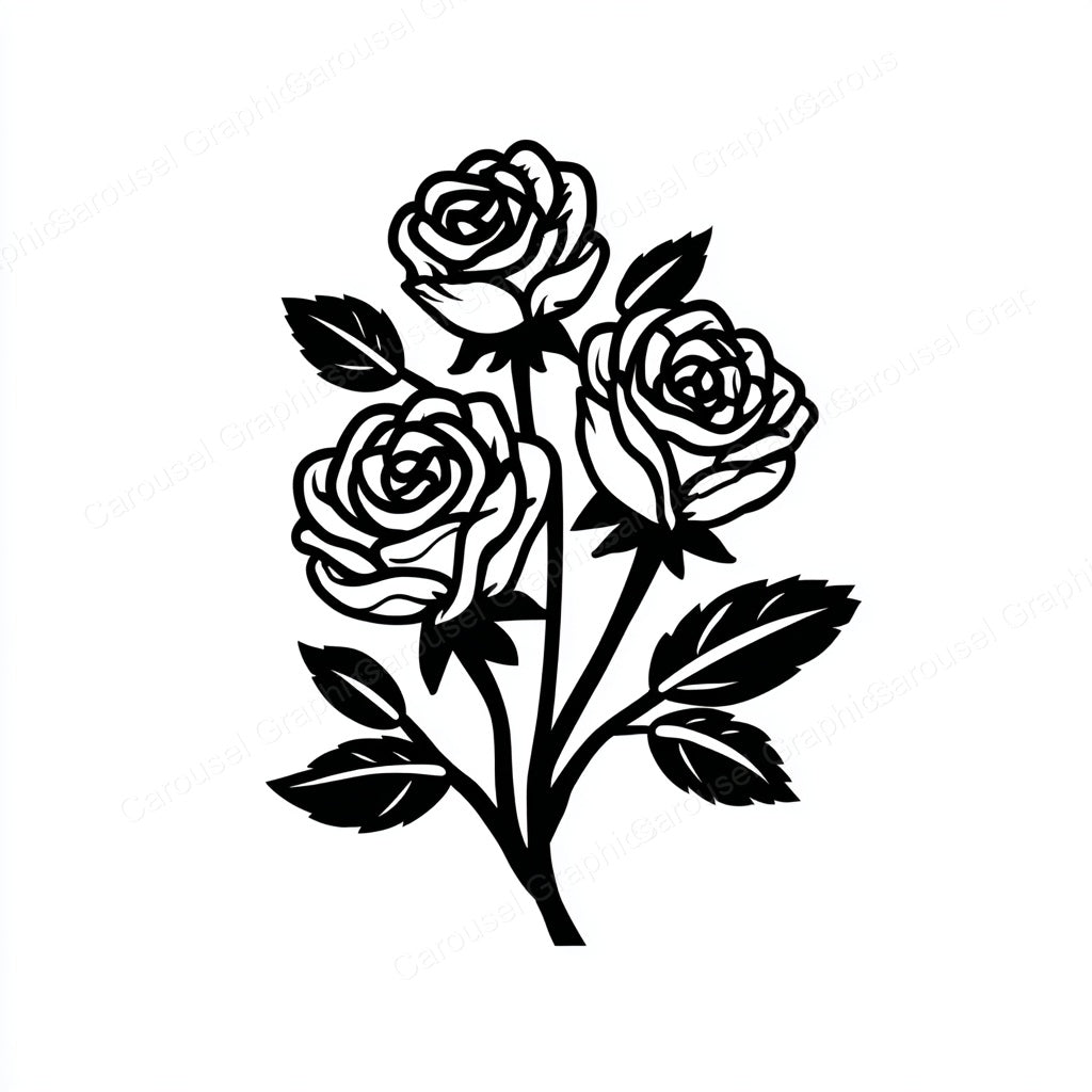 Rose Vector Graphic preview