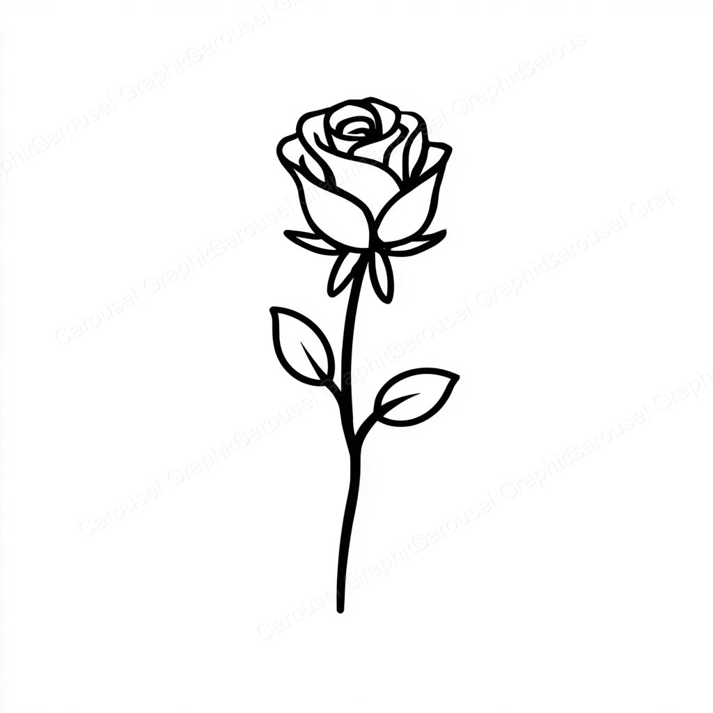 Rose Vector Graphic preview