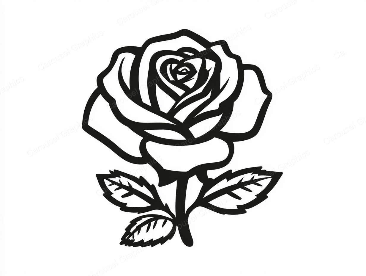 Rose Vector Graphic preview