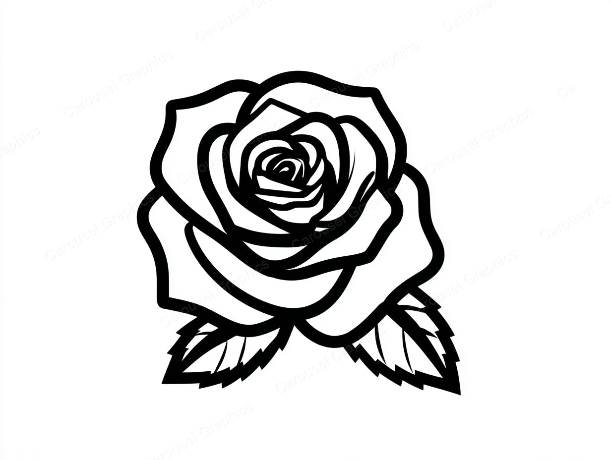 Rose Vector Graphic preview