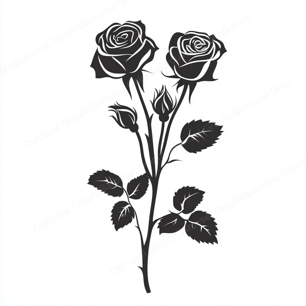 Rose Vector Graphic preview