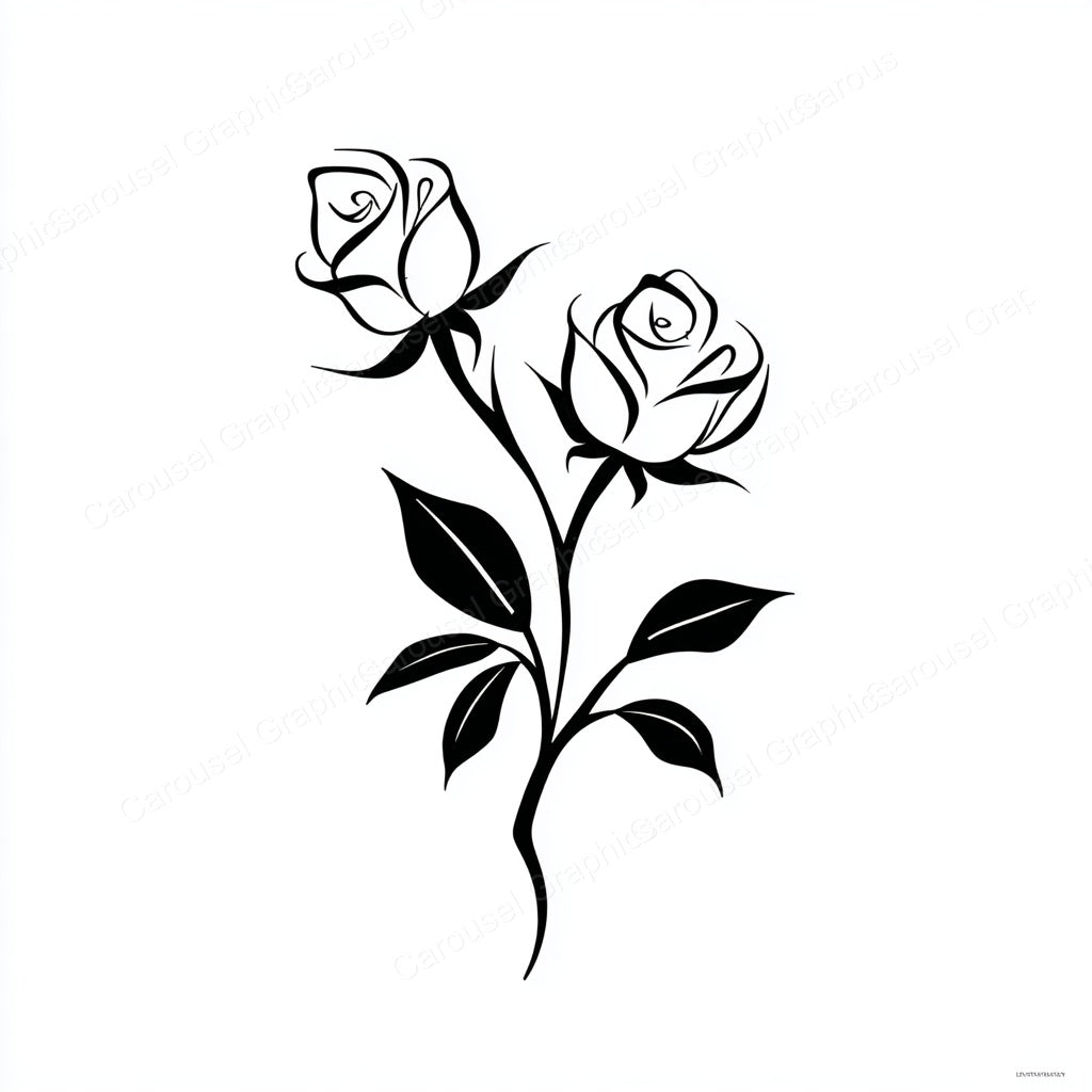 Rose Vector Graphic preview