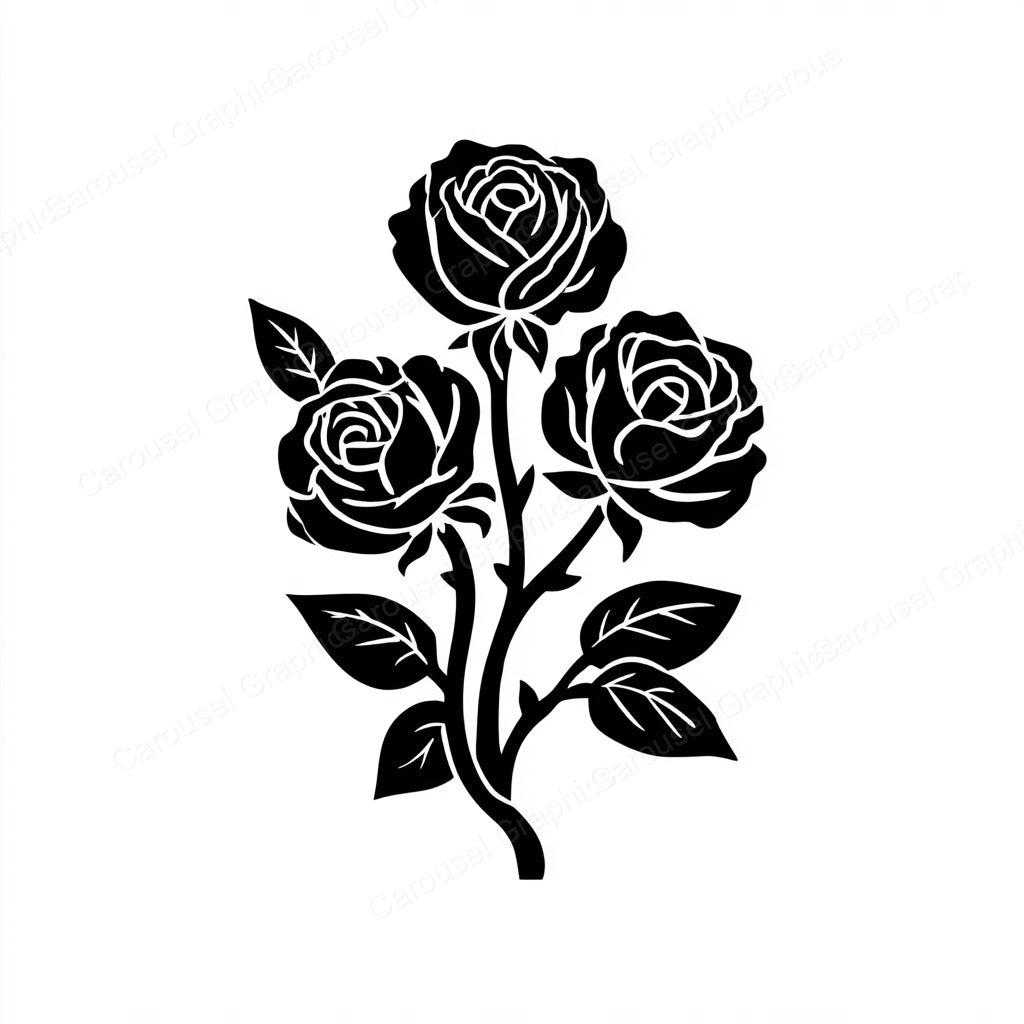 Rose Vector Graphic preview