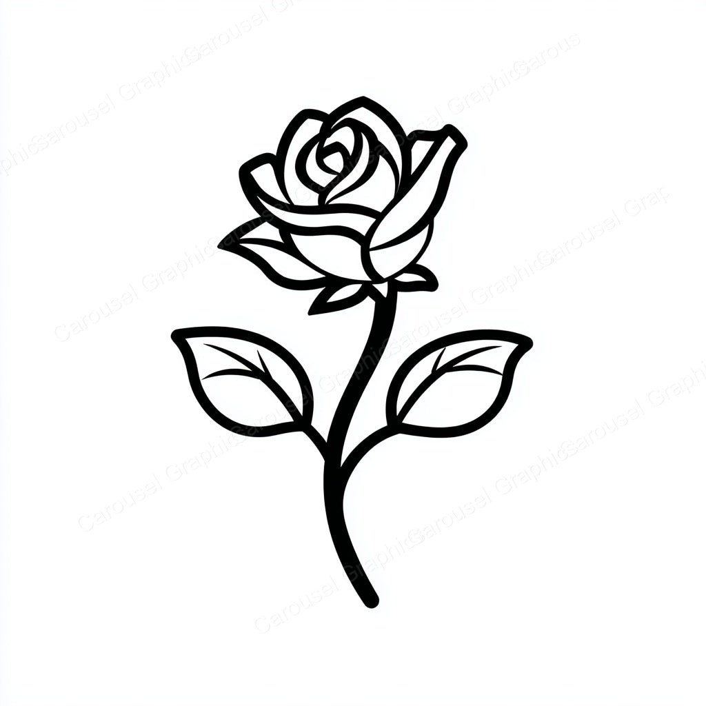 Rose Vector Graphic preview