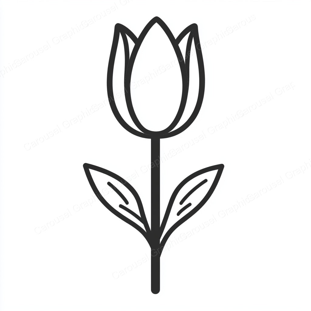 Tulip Vector Graphic preview