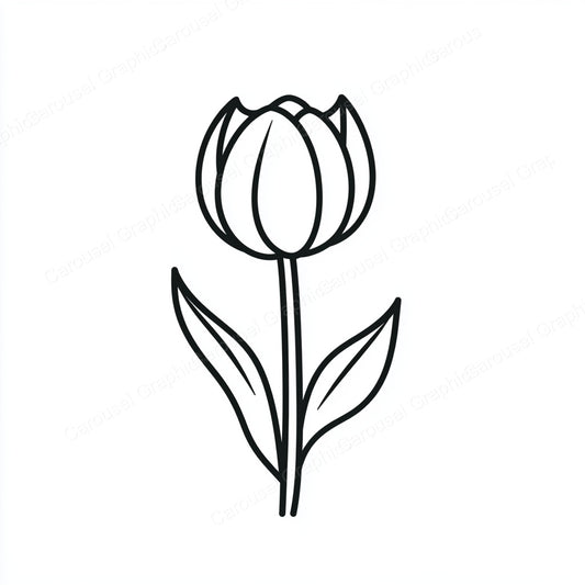 Tulip Vector Graphic preview