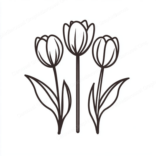 Tulip Vector Graphic preview