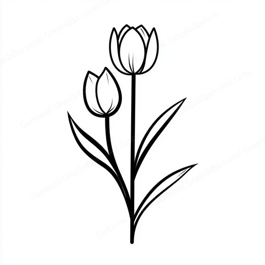 Tulip Vector Graphic preview