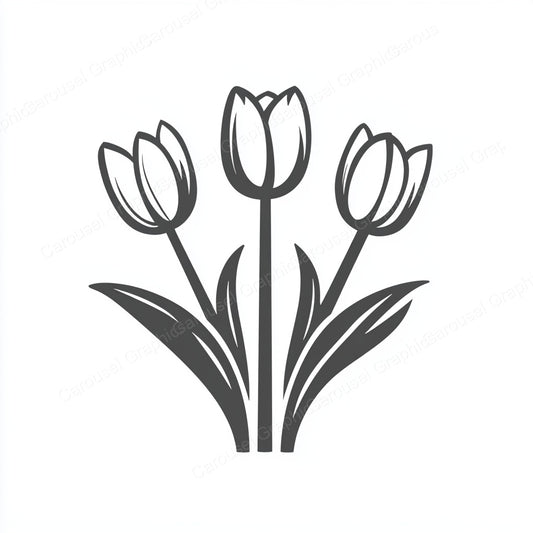 Tulip Vector Graphic preview