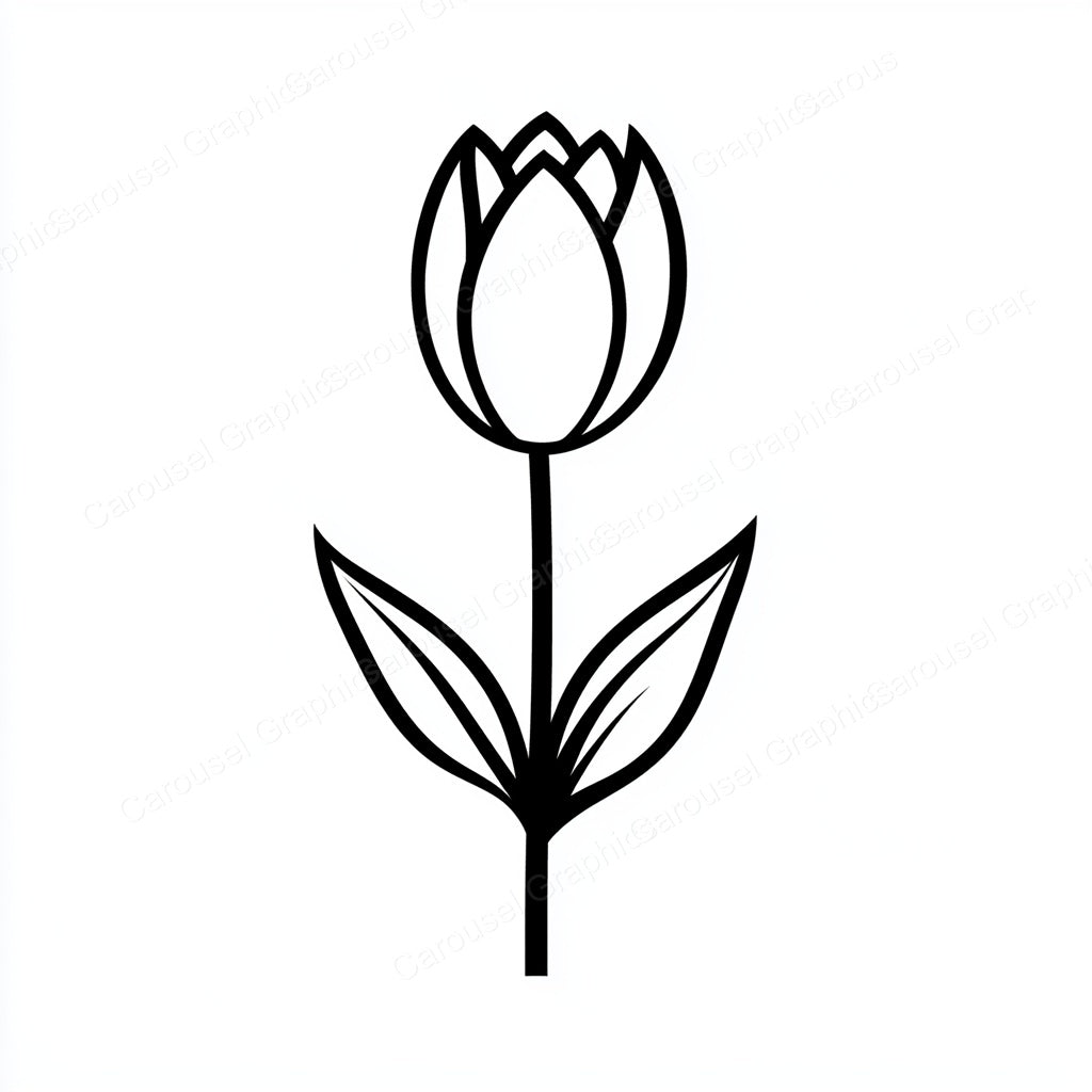 Tulip Vector Graphic preview