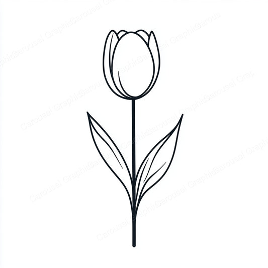 Tulip Vector Graphic preview