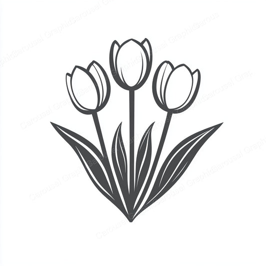 Tulip Vector Graphic preview