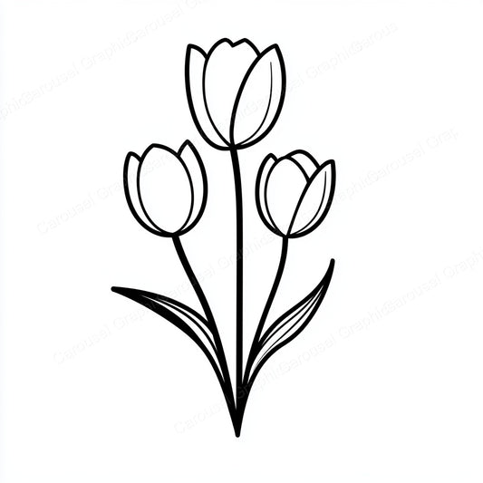 Tulip Vector Graphic preview