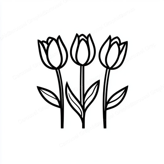 Tulip Vector Graphic preview